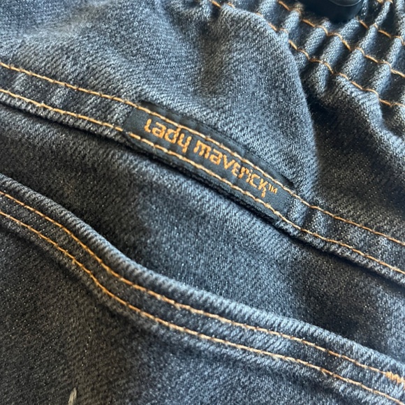 Black Maverick Jeans - Picture 3 of 4